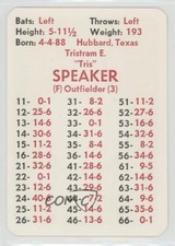 1975 APBA Baseball Great Teams of the Past Tris Speaker HOF fm0