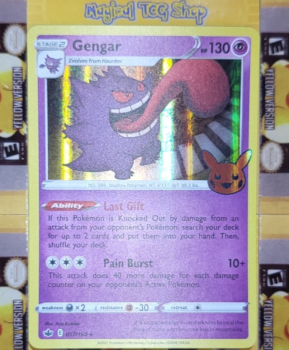 Pokemon Gengar Trick or Trade BOOster 057/198 Holo Rare | eBay