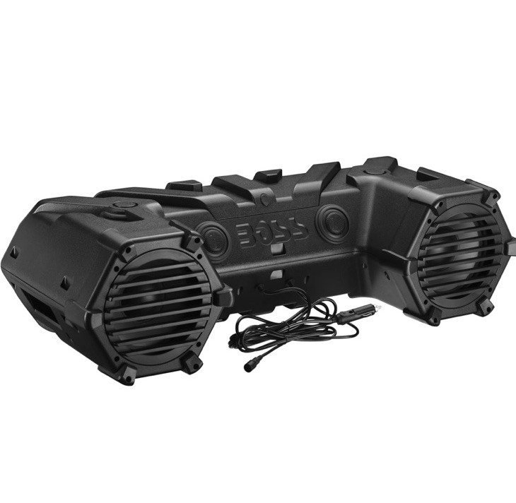 S Atv Utv Sound System - 8 Inch Full Range Stereo Speakers N