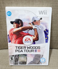 TIGER WOODS PGA TOUR 11 VIDEO GAME FOR WII-COMES WITH BOOK