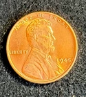 1945-P Lincoln Wheat Cent Penny 1c GEM RED CH BU From Original Roll cb766
