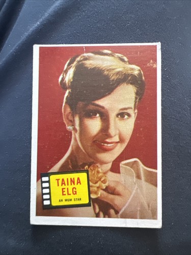 1957 Topps Hit Stars #70 Taina Elg EX/MT