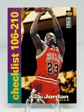 1995-96 Upper Deck Collector's Choice - Checklist Michael Jordan #210