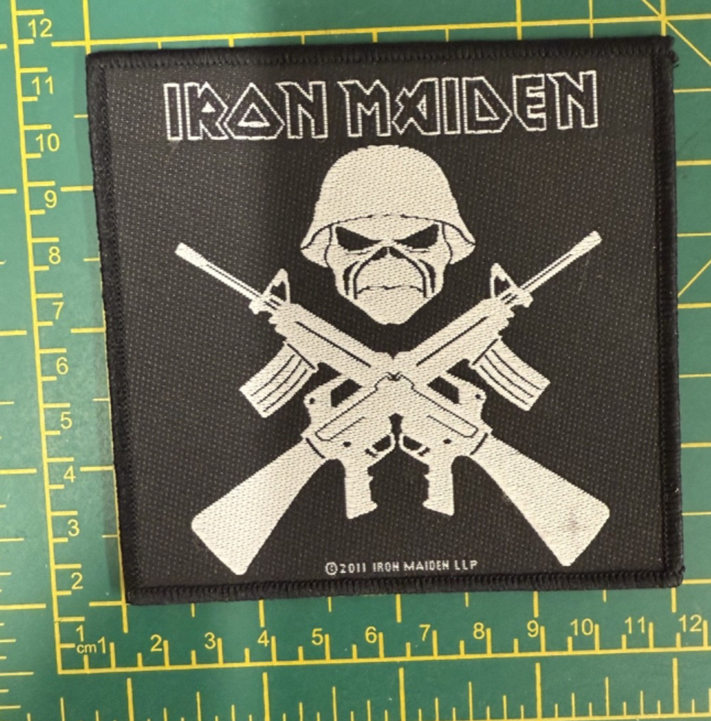 Iron Maiden A Matter Of Life And Death Woven Sew On Patch Officially Licensed