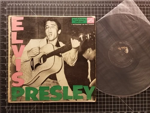 ELVIS PRESLEY Self Titled LP 1956 1ST PRESS VG/VG MONO P.D. Indianapolis VINYL