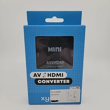 XYAB AV to HDMI Converter Full HD 1080p 720p Brand - New - Retro Video Games