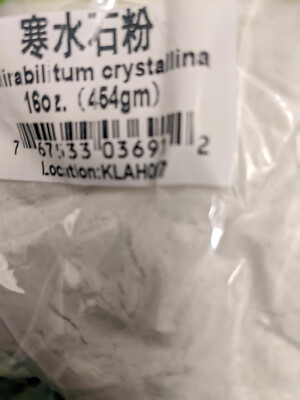 Han Shui Shi Fen,Mirabiliyum Crystallia Herb 16 Oz