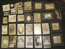 Lot of Vintage Photos Circa 1900s People Families Children Nice