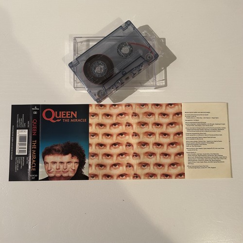 QUEEN - THE MIRACLE (UK CASSETTE TAPE) - Picture 4 of 5