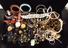 Over 1lb Vintage Costume Jewelry Lot - Avon, Disney, Guess - Crafting, Repair