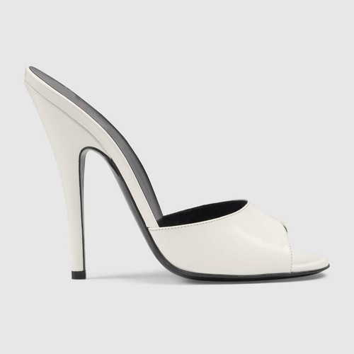 Ladies High Stiletto Heels Open Toe Mules Slippers Fashion Party Shoes Plus Size