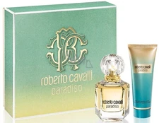 Roberto Cavalli Paradiso perfumed water 50 ml + body lotion 75 ml, gift set