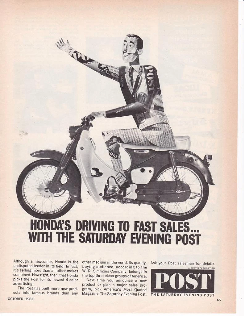Honda 2024 50 motorcycle