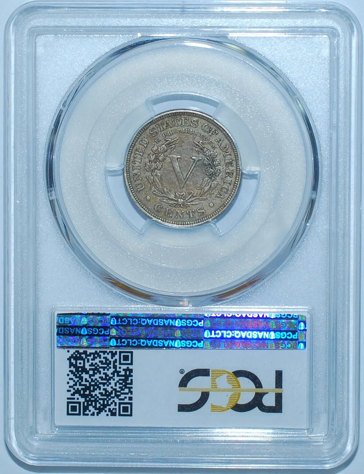 1898 PCGS XF45 FS-302 RPD Repunched Date Liberty V Nickel - Image 2 of 3