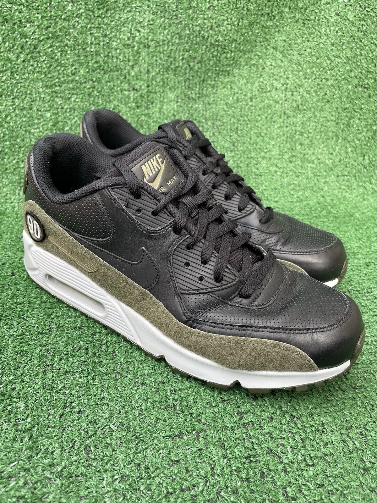 Nike Air Max 90 HAL Black Olive AH9974 002 Uomo Taglia 11 Usate senza scatola