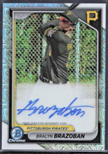 2024 Bowman Chrome Autograph Mega Box Mojo #BMA-BB Bralyn Brazoban RC - MINT