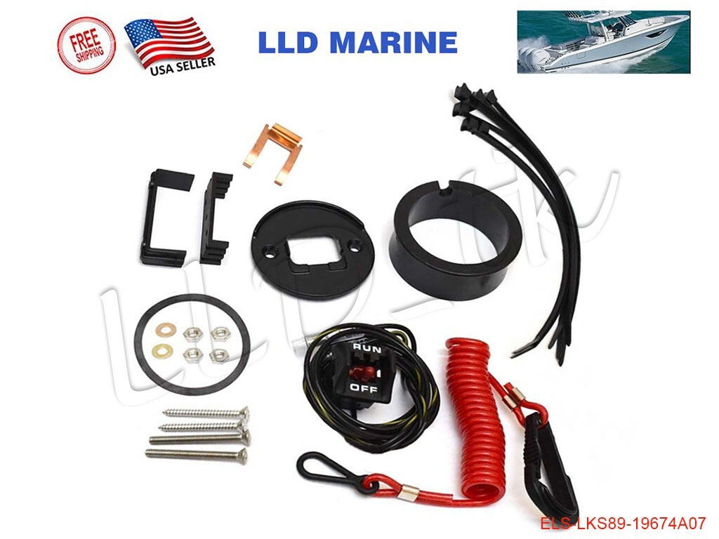 CATALOGUE SINGLES VICTOR→MERCURY 87-99 Mercury Outboard Boat Lanyard Stop Dual Engine Kill Switch 87