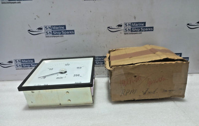 Muller Ziegler Ammeter 0-200 min-1 150V PK 144 DIN