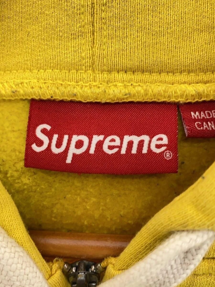 Felpa Supreme Zip Hoodie 22AW Small Box con coulisse XL macchia usata