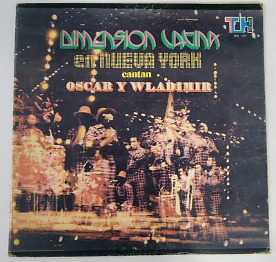 Dimension Latina En Nueva York Salsa Lp Vinyl  1977 Venezuela
