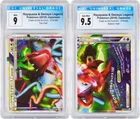2010 Pokemon CGC 9, 9.5 Rayquaza & Deoxys Legend Japanese Clash at the Summit