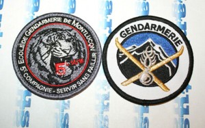 Set 2 Patch France Police Gendarmerie 5 Companie Ecole De Gendarmerie Montlucon Ebay