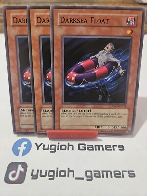 Yu-Gi-Oh Darksea Float X3 ANPR Unlimited Common Light Played 