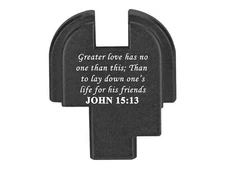 for Springfield Hellcat, Pro, Pro Comp, OSP Slide Back Plate Anodized Aluminum