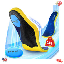 240 lbs Plantar Fasciitis Relief Insoles Men Women Comfort PORON Shoe Inserts