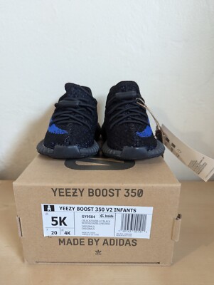 Adidas Yeezy boost 350 V2 Infants Dazzling Blue Sneakers GY9584