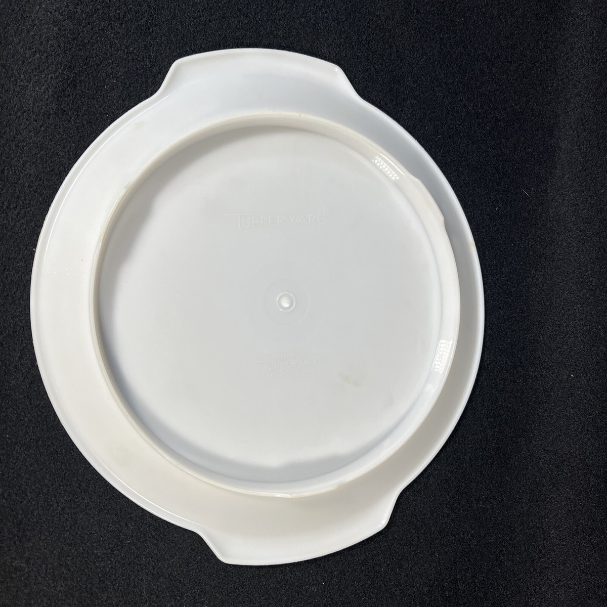 Tupperware Jel-n-Serve #617-2 – Couvercle De Base Uniquement – Blanc – Occasion