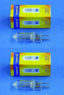 2 x Omnilux Halogen Studio Lampe 230V 300W Gx-6,35 Stiftsockel G-6,35 G - x 6,35