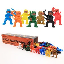 Mini Ninja Action Figures Gift Set - 36pcs Party Supplies  Birthday Cake Top...