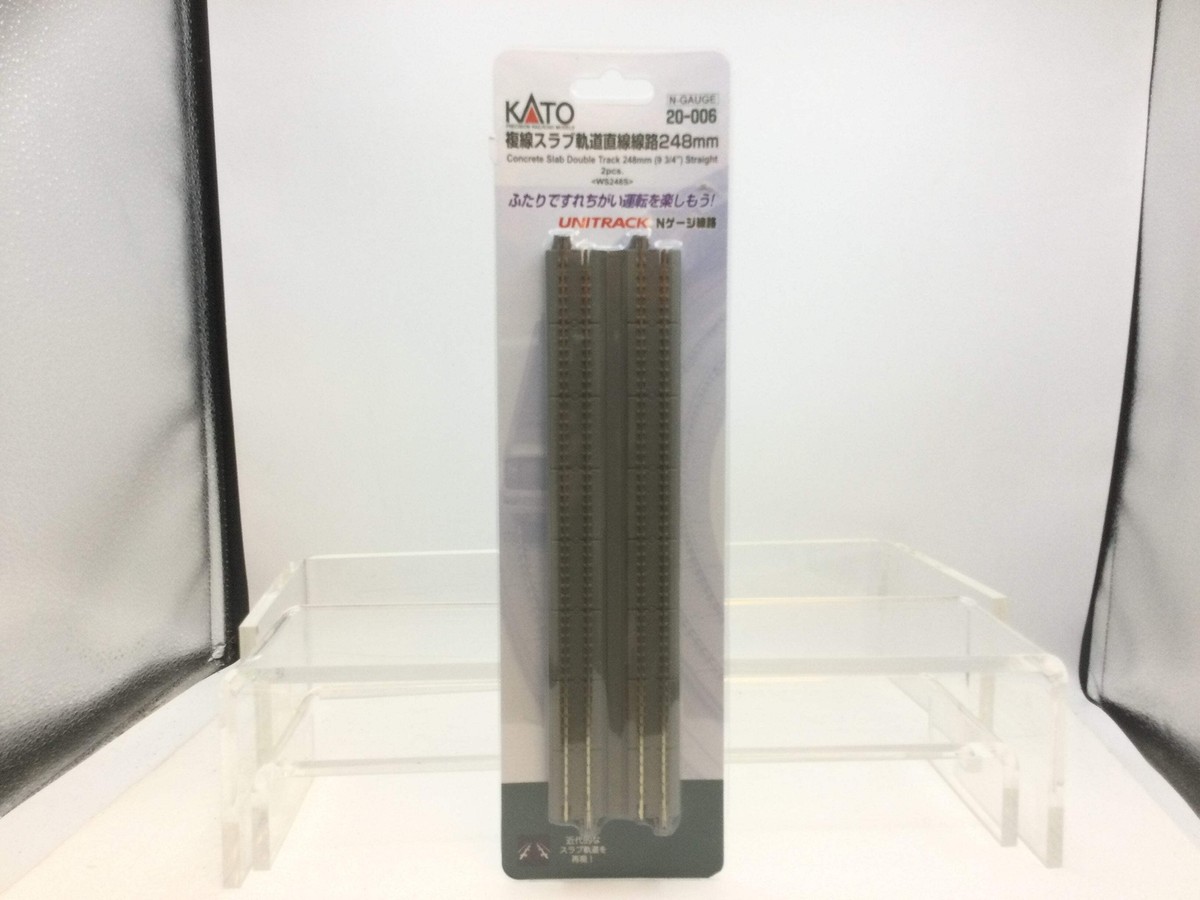 Kato 20-006 N Gauge Unitrack (WS248S) Slab Dual Straight