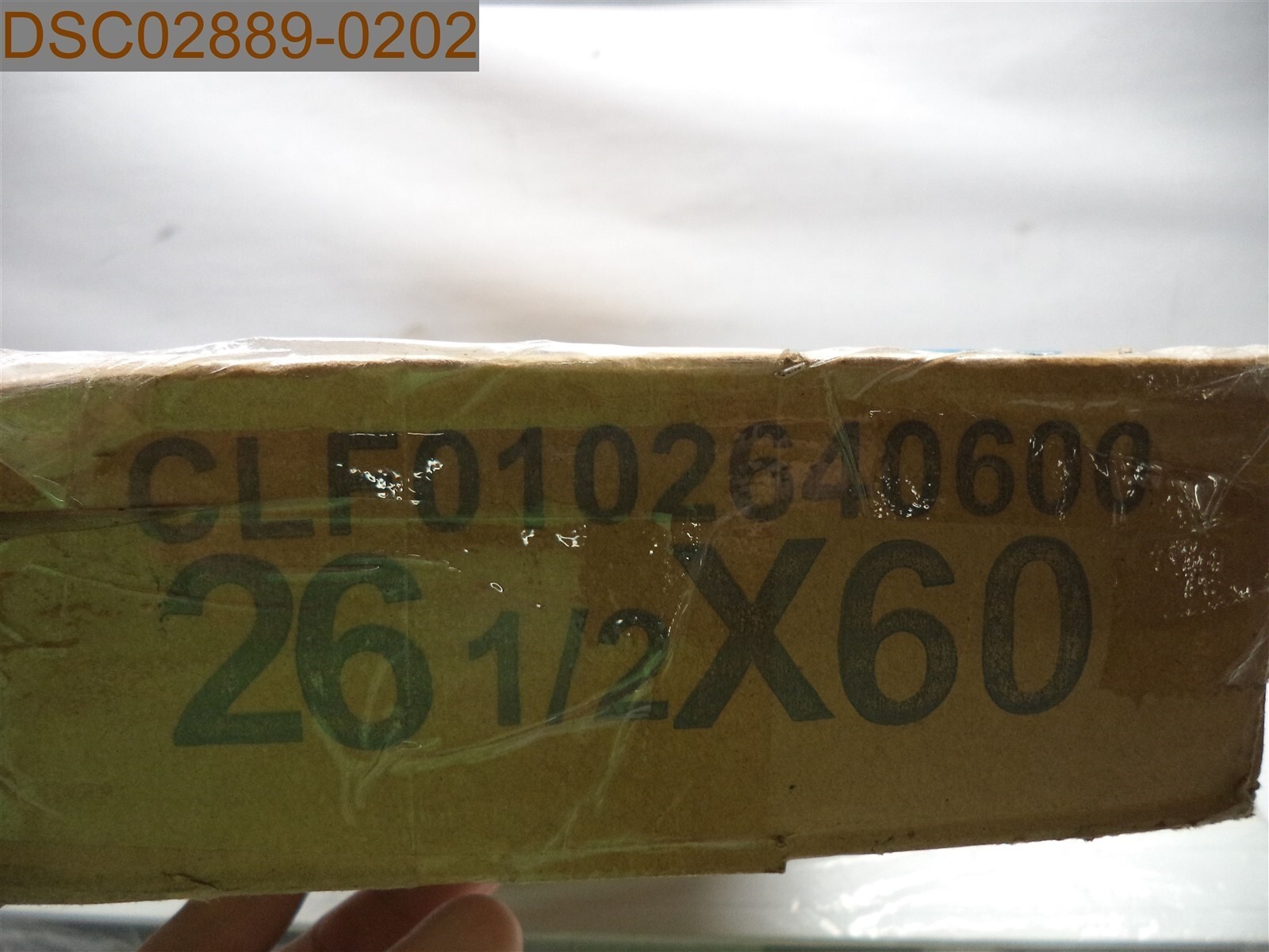 US Window and Floor Cordless 2" Faux Wood Blind, White 26.5" x 60" CLF0102640600