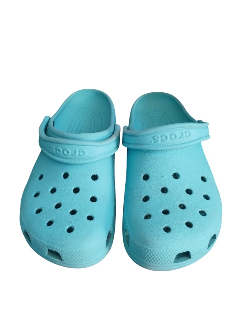 Crocs Classic Clogs Slip On Unisex Womens Mens Teal Blue Great