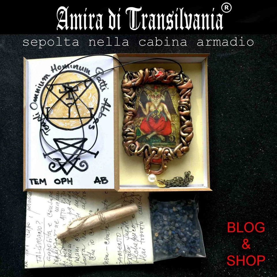 Бафомет готический талисман сатанист подвеска дьявол сатана амулет ожерелье Люцифер - Изображение 2 из 4