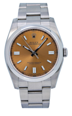 Rolex Oyster Perpetual 36mm White Grape Dial Oyster Bracelet - 116000