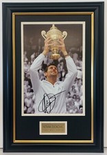 Novak Djokovic Tennis World Champion Signed Framed Memorabilia