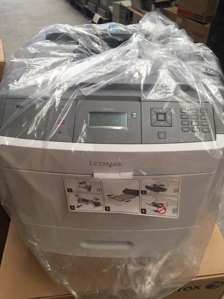 Lexmark T652dn Mono Laser Printer A4 Duplex Network USB 30G0235 NEW W/WARRANTY - Image 3 of 4