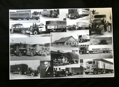 Vintage Galen Roush co-founded Roadway Express  Historic Large Photo 24 x 36 in.