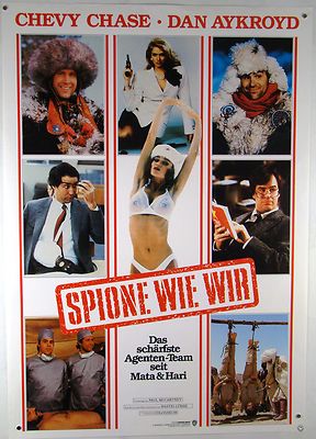 Spione wie wir SPIES LIKE US Dan Aykroyd,John Landis-Filmplakat DIN A1 (gerollt)