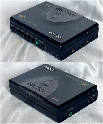 SONY WM-F507 1990 Walkman Black For Parts or Repair Vintage Made