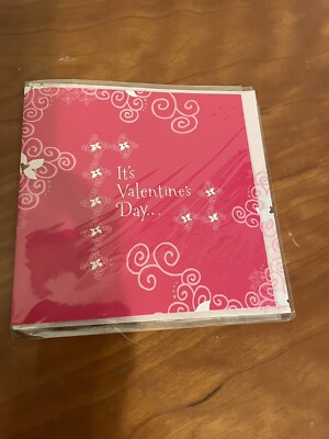 STARBUCKS 2 Valentine's cards + envelopes American Greetings Postal coffee