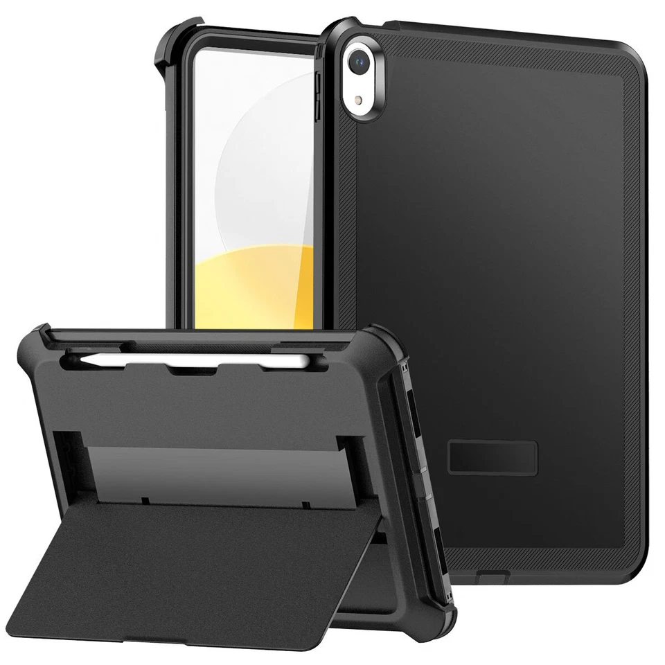 For iPad 10th 9th 8th 7th Generation Case Shockproof Heavy Duty Cover With Stand - Image 4 of 4