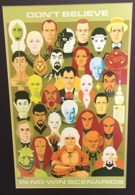 Star Trek ''Don t Believe in No-Win Scenarios'' mini print By Amy Beth Christenson