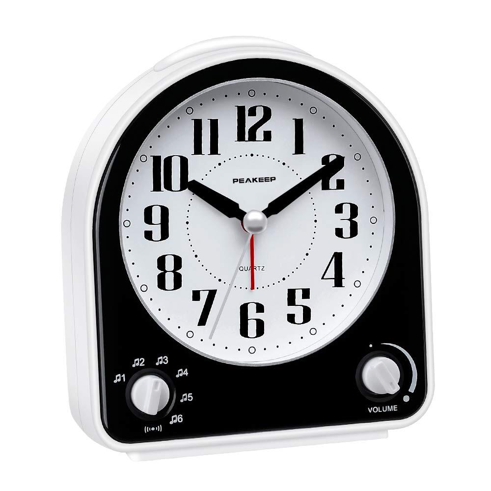 Non-ticking Silent, Optional 7 Wake-up Sounds With Volume ..