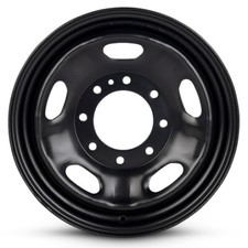 New Wheel For 2010-2025 Ford F250sd 17 Inch Black Steel Rim New Wheel For 2010-2025 Ford F250sd 17 Inch Black Steel Rim