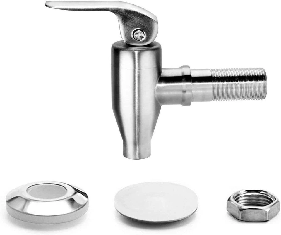 Beverage Dispenser Push Style Spigot,Stainless Steel Polished Finished  - Image 2 of 4