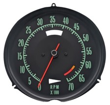 1968-1971 Corvette Electronic Tachometer - 6500 Rpm Redline - New